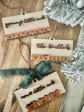 Load image into Gallery viewer, Bear Cub Family Ornament, Grandma Grandchildren Christmas Ornament, Christmas 2023