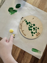 Load image into Gallery viewer, Christmas handprint footprint crafts, DIY Christmas 2023