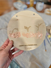 Load image into Gallery viewer, Halloween handprint footprint craft, DIY Spooky Craft