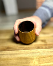 Load image into Gallery viewer, Charred White Oak Whiskey Tumbler | Wood Whiskey Tumbler | Wood Whiskey Glass | Wood Whiskey Cup | Whiskey Enhancing