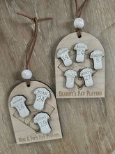 Load image into Gallery viewer, Baseball Family Ornament, Grandma Grammy Grandchildren Christmas Ornament