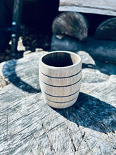 Load image into Gallery viewer, Whiskey Barrel Oak Tumbler | Wood Whiskey Tumbler | Wood Whiskey Glass | Wood Whiskey Cup | Whiskey Enhancing