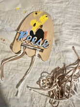 Load image into Gallery viewer, Halloween Ghost DIY Paint Macrame Kit, Spooky Door Hanger, Kids Paint Set Spooky