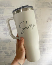 Load image into Gallery viewer, 40oz Engraved Tumbler Stanley Dupe PRESALE (ends 4/26)