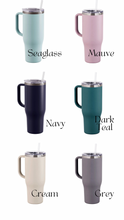 Load image into Gallery viewer, 40oz Engraved Tumbler Stanley Dupe PRESALE (ends 4/26)