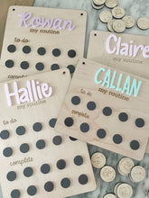 Load image into Gallery viewer, Kids Routine Responsibility Chart, Back to School Routine