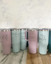 Load image into Gallery viewer, 40oz Engraved Tumbler Stanley Dupe PRESALE (ends 4/26)