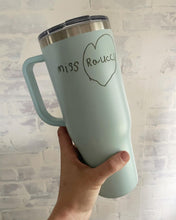 Load image into Gallery viewer, 40oz Engraved Tumbler Stanley Dupe PRESALE (ends 4/26)