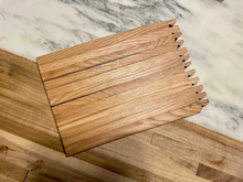 Load image into Gallery viewer, Personalized Whiskey Barrel Cutting Board | Whiskey Barre Charcuterie Board | Serving Tray