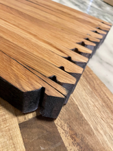 Load image into Gallery viewer, Personalized Whiskey Barrel Cutting Board | Whiskey Barre Charcuterie Board | Serving Tray