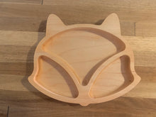 Load image into Gallery viewer, Wooden Toddler Animal Plates | Wood Kid Animal Plates | Bunny | Duck | Elephant | Fox | Owl