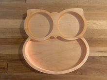 Load image into Gallery viewer, Wooden Toddler Animal Plates | Wood Kid Animal Plates | Bunny | Duck | Elephant | Fox | Owl