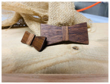 Load image into Gallery viewer, Rowan's Wood Bow, Baby Headband | Baby Bow headband | Handmade | Newborn Baby Shower Gift | Wooden Headband, Gifts for New Baby, Easter Bow