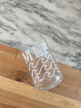 Load image into Gallery viewer, Beer Can Glass, State Zip Code Beer Can Glass, Iced Coffee Glass, Iced Coffee Cup, Personalized cup, Custom Glass, Birthday Gift