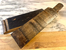 Load image into Gallery viewer, Whiskey Stave Charcuterie Board | Authentic Whiskey Barrel Serving Tray