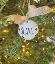Load image into Gallery viewer, Jingle bells Personalized Christmas Ornament, Custom Name Ornament, Baby Name Ornament, Name Stocking Label