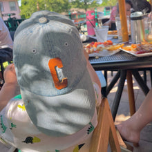 Load image into Gallery viewer, Custom toddler hat, custom infant baby hat, initial hat, kids birthday gift, leather patch hat, toddler gift, kid baseball hat, kid initial, Easter basket filler