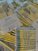 Load image into Gallery viewer, Positive affirmation and Personalized pencil, personalized pencil, engraved pencils, custom pencils, back to school gift, teen kids birthday gift