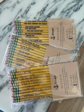 Load image into Gallery viewer, Positive affirmation and Personalized pencil, personalized pencil, engraved pencils, custom pencils, back to school gift, teen kids birthday gift