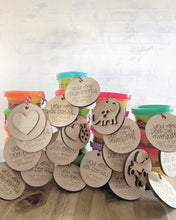 Load image into Gallery viewer, PlayDoh Stamp Valentine’s Day Class Cards