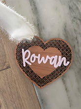 Load image into Gallery viewer, Valentine’s Day Heart Tag, Boho Heart Label, Heart Gift Tag