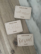 Load image into Gallery viewer, Look at what I made magnet, Magnet for kids artwork, Grandparent gift