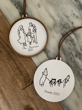 Load image into Gallery viewer, Kids Drawing Artwork ornament