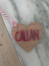Load image into Gallery viewer, Valentine’s Day Heart Tag, Boho Heart Label, Heart Gift Tag