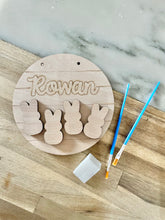 Load image into Gallery viewer, Easter Peeps Door Hanger Paint Kit