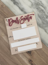 Load image into Gallery viewer, Dear Santa Letter Sign, Santa Letter plaque, Custom Santa Board, Personalized Santa Christmas 2023 Letter Board