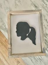 Load image into Gallery viewer, Silhouette Family Portrait, Wood 3D Photo, mom birthday gift, mother’s father’s day gift, anniversary gift, wedding photo gift