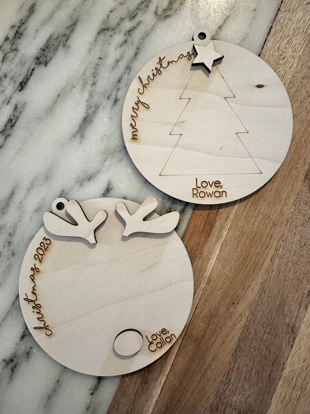 Christmas handprint footprint crafts, DIY Christmas 2023