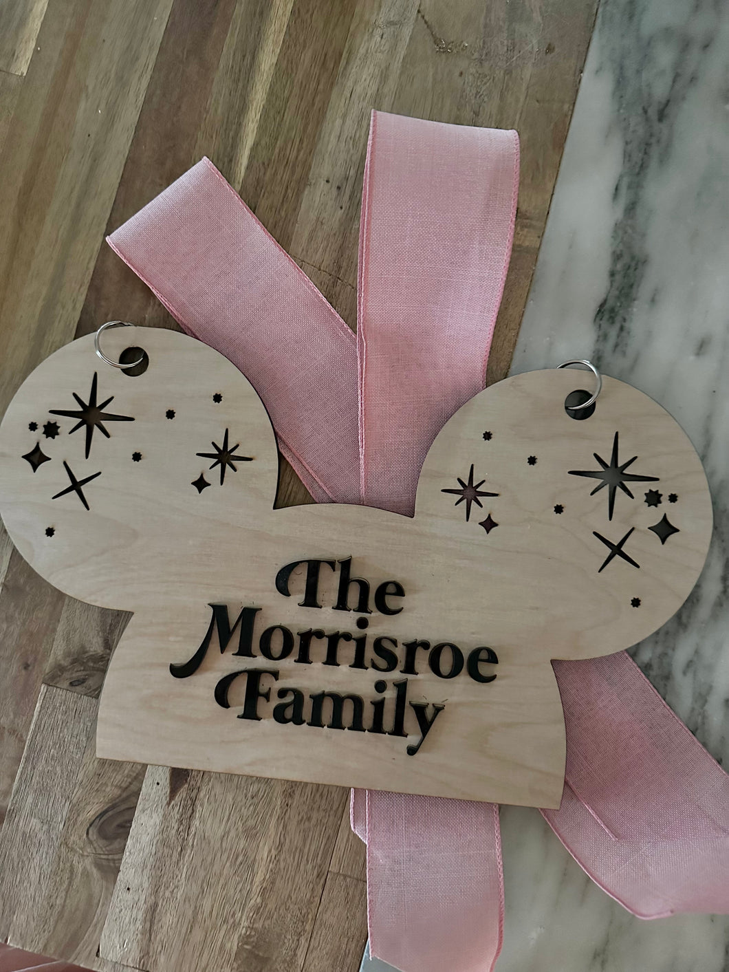 Mouse Inspired Stroller Tag Large