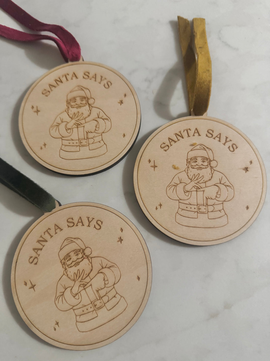 67 Ornament, Santa Six Seven Ornament, 67 Christmas