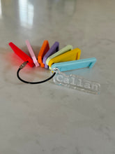 Load image into Gallery viewer, Yoto Card Holder, Reusable Yoto Card Display, Name Tag, Key Ring
