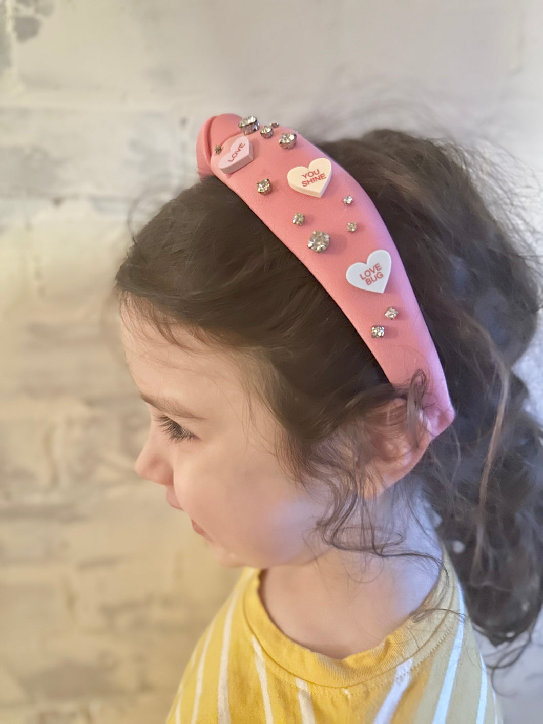 PRESALE Candy Heart Personalized Headband, HeyGul Collab