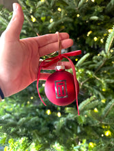 Load image into Gallery viewer, Personalized Glass Globe Ornament, Christmas Name Ornament
