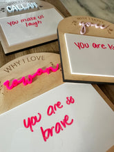 Load image into Gallery viewer, Reasons Why I Love You Board, Dry Erase Valentine’s Day
