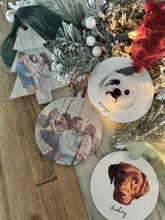 Load image into Gallery viewer, Rustic Wood Family Photo Ornament, Christmas 2023
