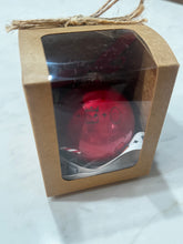 Load image into Gallery viewer, Personalized Glass Globe Ornament, Christmas Name Ornament
