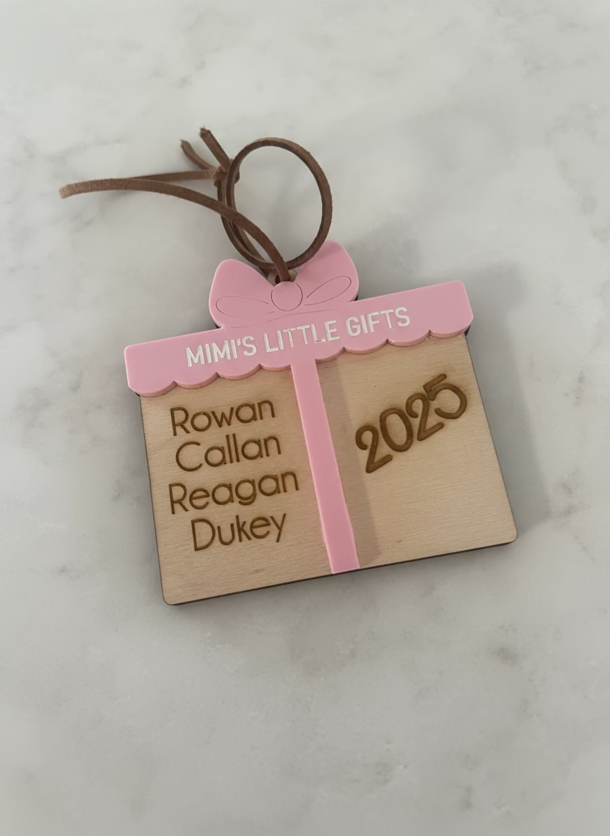 Grandparent Present Christmas Ornament