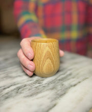 Load image into Gallery viewer, Personalized White Oak Whiskey Tumbler | Wood Whiskey Tumbler | Wood Whiskey Glass | Wood Whiskey Cup | Whiskey Enhancing
