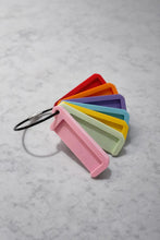 Load image into Gallery viewer, YOTO holder | 7 Reusable Audio Card Holders | Name Tag | Keyring | Clasp
