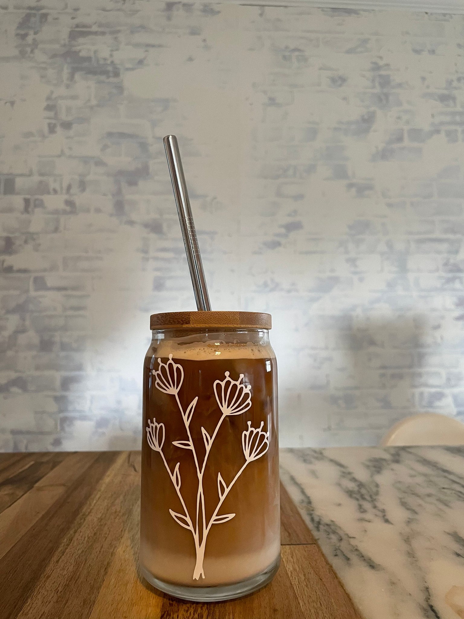  Nefelibata Bride Iced Coffee Glass Cup Beer Can Glass