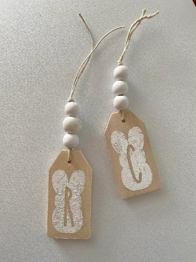 Personalized Christmas Stocking Tags, Wood Stocking Tags, Gift Tags,  Stocking Name Tags, Wood Gift Tags, Wooden Name Tags