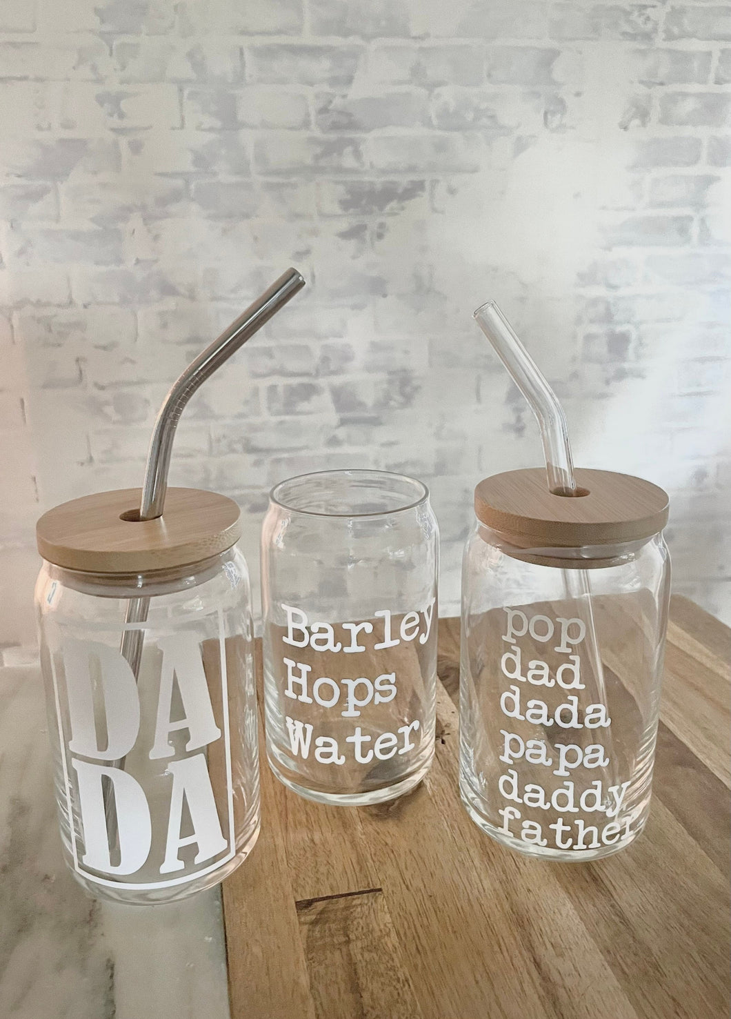 Beer Can Glass, Dad Beer Can Glass, Iced Coffee Glass, Iced Coffee Cup – JL  Woodworking & Designs