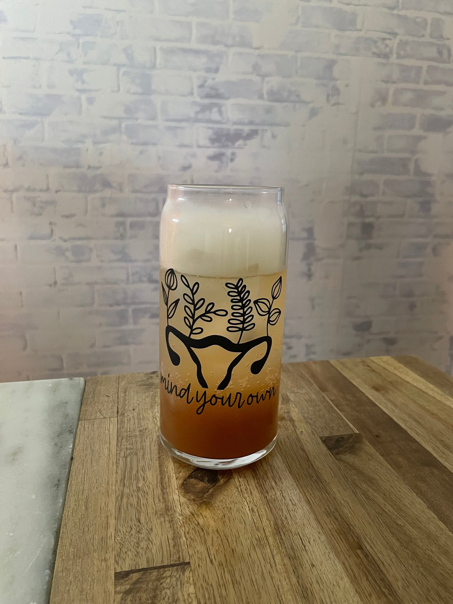 Personalized Beer Can Glass Beer Glass Coffee Glass 