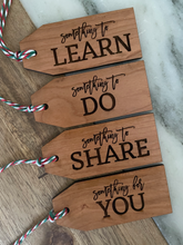 Load image into Gallery viewer, Something you want something you need gift tags, Kids Christmas Gift Tag, Children Holiday Gift, Tradition Gift Labels, Christmas 2023
